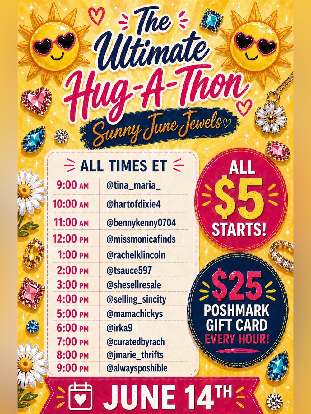 06/14 The Ultimate Hug-A-Thon | $5 Starts - Picture 2 of 2